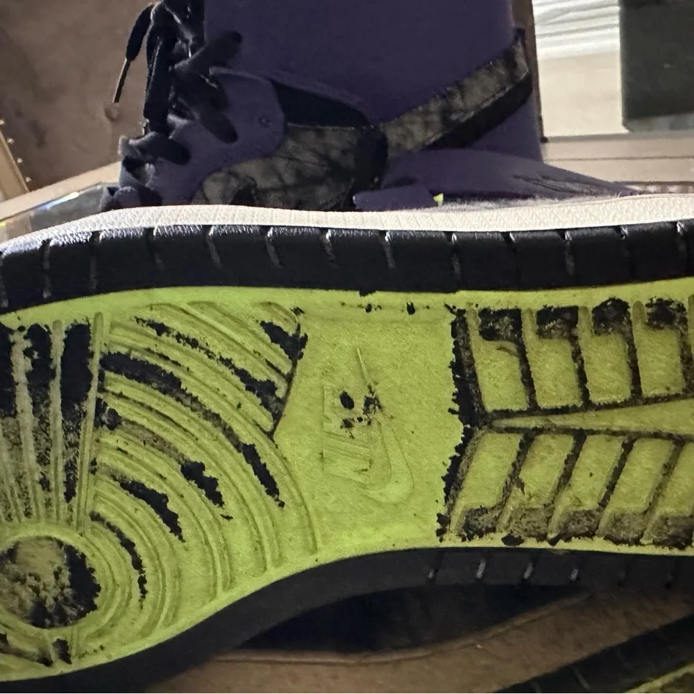 Jordan Athletic Shoes - Purple and Black